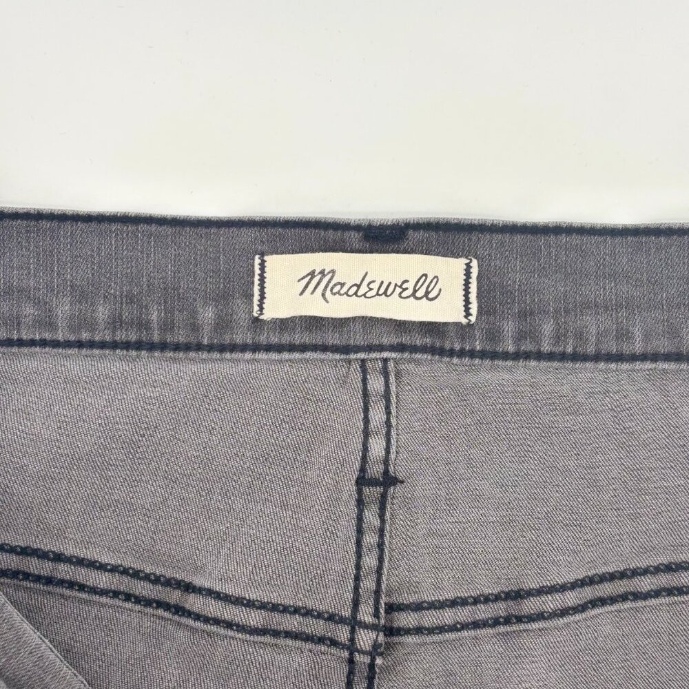 Madewell Womens Black Faded "STOVEPIPE" Skinny Jeans Size 31 - Picture 4 of 10